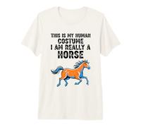 Este es mi Disfraz Humano, Soy Realmente un Caballo Camiseta Premium