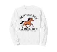 Este es mi Disfraz Humano, Soy Realmente un Caballo Sudadera