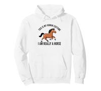 Este es mi Disfraz Humano, Soy Realmente un Caballo Sudadera con Capucha