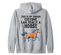 Este es mi Disfraz Humano, Soy Realmente un Caballo Sudadera con Capucha