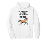 Este es mi Disfraz Humano, Soy Realmente un Caballo Sudadera con Capucha