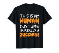 Este es mi Disfraz Humano, Soy Realmente un calabacín para Halloween Camiseta