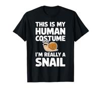 Este es mi Disfraz Humano Soy Realmente un Caracol Camiseta