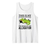 Este es mi Disfraz Humano, Soy Realmente un cocodrilo Camiseta sin Mangas