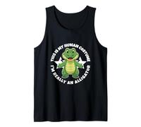 Este es mi Disfraz Humano, Soy Realmente un cocodrilo Camiseta sin Mangas