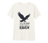 Este es mi Disfraz Humano, Soy Realmente un Cuervo Camiseta Premium