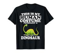 Este es mi disfraz humano, soy realmente un dinosaurio divertido Camiseta