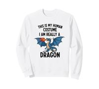 Este es mi Disfraz Humano, Soy Realmente un dragón Sudadera