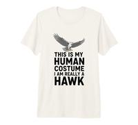 Este es mi Disfraz Humano, Soy Realmente un halcón Camiseta Premium