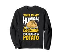 Este es mi Disfraz Humano, Soy Realmente un Halloween de Patatas Sudadera
