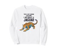 Este es mi Disfraz Humano, Soy Realmente un Jaguar Sudadera