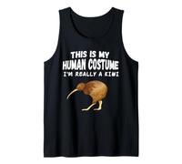 Este es mi Disfraz Humano. Soy Realmente un Kiwi Camiseta sin Mangas