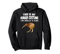 Este es mi Disfraz Humano. Soy Realmente un Kiwi Sudadera con Capucha
