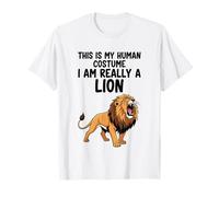 Este es mi Disfraz Humano, Soy Realmente un león Camiseta
