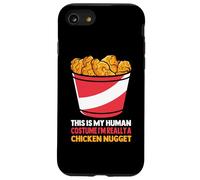 Este es mi disfraz humano, soy realmente un lindo nugget de pollo Carcasa para iPhone SE (2020) / 7 / 8