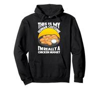 Este es mi disfraz humano, soy realmente un lindo nugget de pollo Sudadera con Capucha