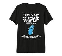 Este es mi Disfraz Humano Soy Realmente un lissavirus de la Rabia Camiseta Premium