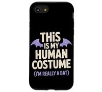 Este es mi disfraz humano, soy realmente un murciélago para Halloween Carcasa para iPhone SE (2020) / 7 / 8