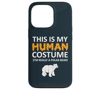 Este es mi disfraz humano, soy realmente un oso polar para Halloween Carcasa para iPhone 13 Pro