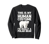 Este es mi Disfraz Humano, Soy Realmente un Oso Polar Sudadera