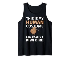 Este es mi Disfraz Humano, Soy Realmente un pájaro Kiwi Divertido Camiseta sin Mangas