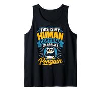 Este es mi Disfraz Humano, Soy Realmente un pingüino Camiseta sin Mangas