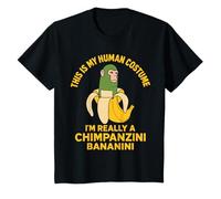 Este es mi Disfraz Humano, Soy Realmente un plátano Chimpanzini Camiseta