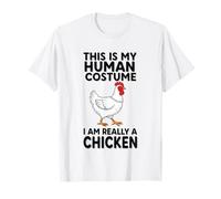 Este es mi Disfraz Humano, Soy Realmente un Pollo Camiseta