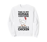 Este es mi Disfraz Humano, Soy Realmente un Pollo Sudadera