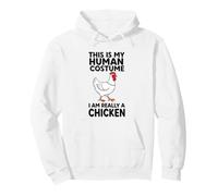Este es mi Disfraz Humano, Soy Realmente un Pollo Sudadera con Capucha