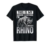 Este es mi disfraz humano, soy realmente un rinoceronte amante de los rinocerontes Camiseta