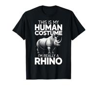 Este es mi disfraz humano, soy realmente un rinoceronte amante de los rinocerontes Camiseta