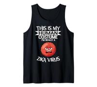 Este es mi Disfraz Humano, Soy Realmente un Virus del Zika Camiseta sin Mangas