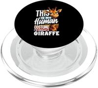 Este es mi Disfraz Humano, Soy Realmente una Jirafa para Halloween PopSockets PopGrip para MagSafe