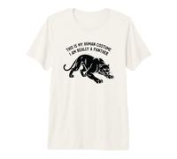 Este es mi Disfraz Humano, Soy Realmente una Pantera Camiseta Premium