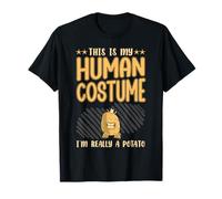 Este es mi Disfraz Humano, Soy Realmente una Papa, Divertido Halloween Camiseta