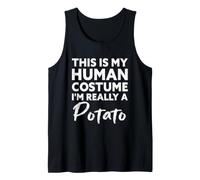 Este es mi Disfraz Humano, Soy Realmente una Patata Camiseta sin Mangas