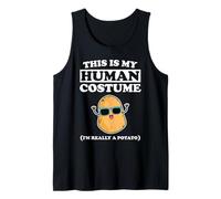 Este es mi Disfraz Humano, Soy Realmente una Patata, Divertido Halloween Camiseta sin Mangas
