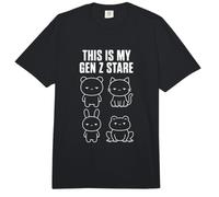 Este Es Mi Gen Z Mirada Divertido Animales Deadpan Reacción Meme Comfort Colors Adult Heavyweight T-Shirt