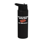 Este es mi ladrillo de apoyo emocional, no me hagas usarlo Stainless Steel Insulated Water Bottle