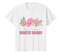 Este es mi octavo cumpleaños en rodeo al estilo western de vaquera rosa Camiseta
