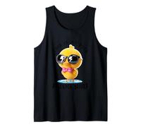 Este es mi Pato Pijama Divertido Pato Gafas de Sol Disfraz de Halloween Camiseta sin Mangas