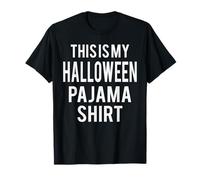 Este es mi Pijama de Halloween Divertido Disfraz Perezoso Camiseta