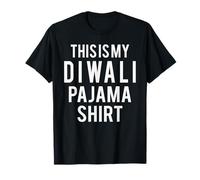Este es mi Pijama Diwali Divertido Disfraz Perezoso Camiseta
