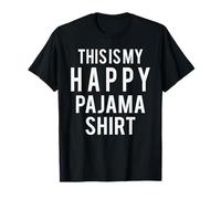 Este es mi Pijama Feliz Disfraz Divertido Perezoso Camiseta