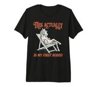 Este es mi Primer Caballo de Rodeo Caballos Divertidos 1er Paseo Camiseta Premium