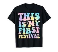 Este es mi Primer Evento Musical Festival Tie Dye Girls Festival Camiseta