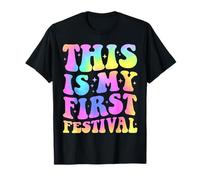 Este es mi primer festival musical Tie Dye Girls Festival Camiseta