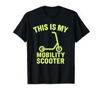 Este es mi scooter de movilidad divertido scooter eléctrico de neón Camiseta