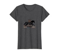 Este es mi Segundo Jinete experimentado en el Rodeo Camiseta, Mujer, Jaspeado Oscuro, M